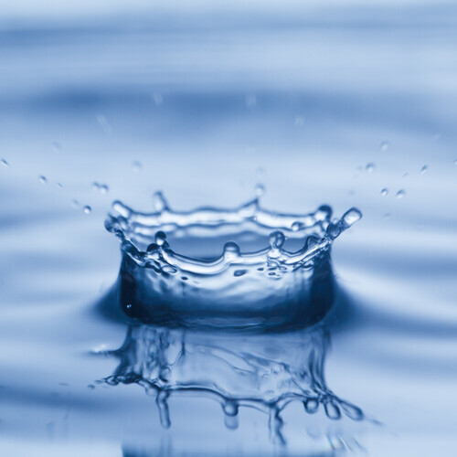 splash of water